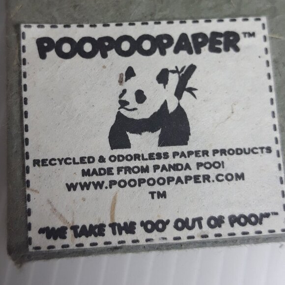 Poopoopaper Recycled Paper Panda w/3-D Leaves Photo Frame - Picture 6 of 6